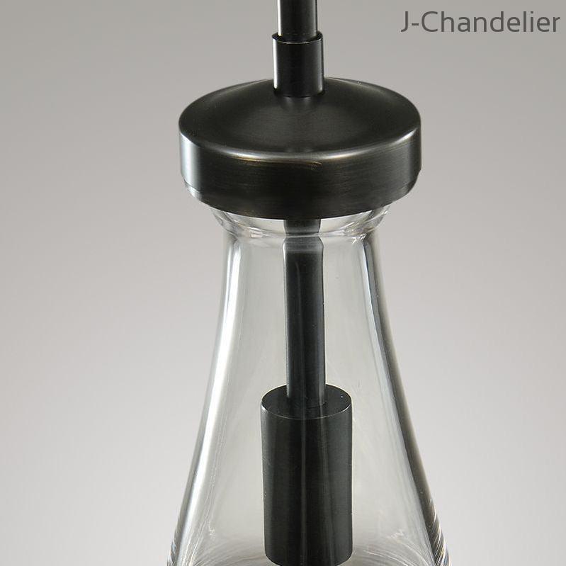 Raindrop 3-Light Rod Round Chandelier