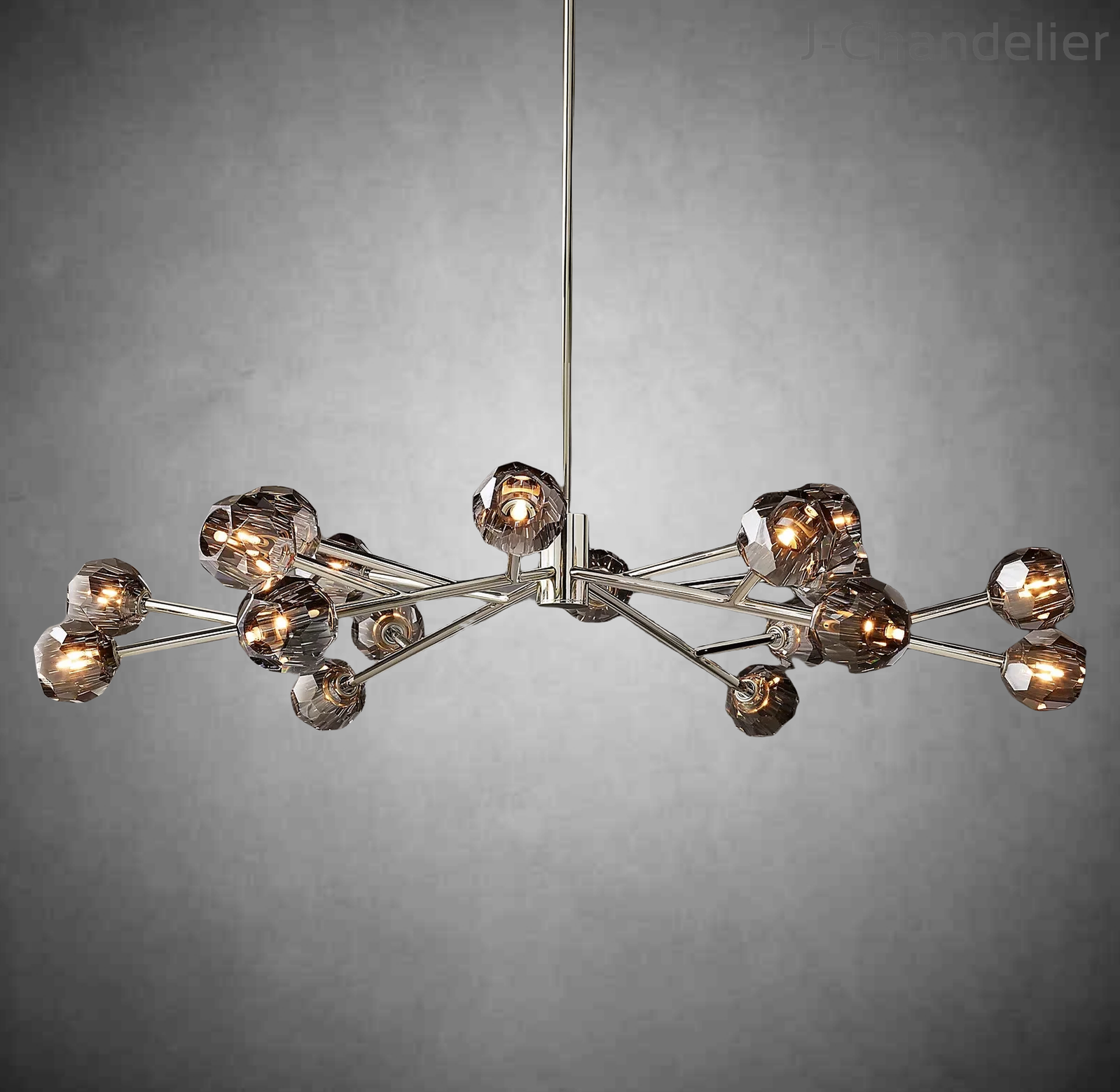 Bille De Crystal Round Chandelier 60"