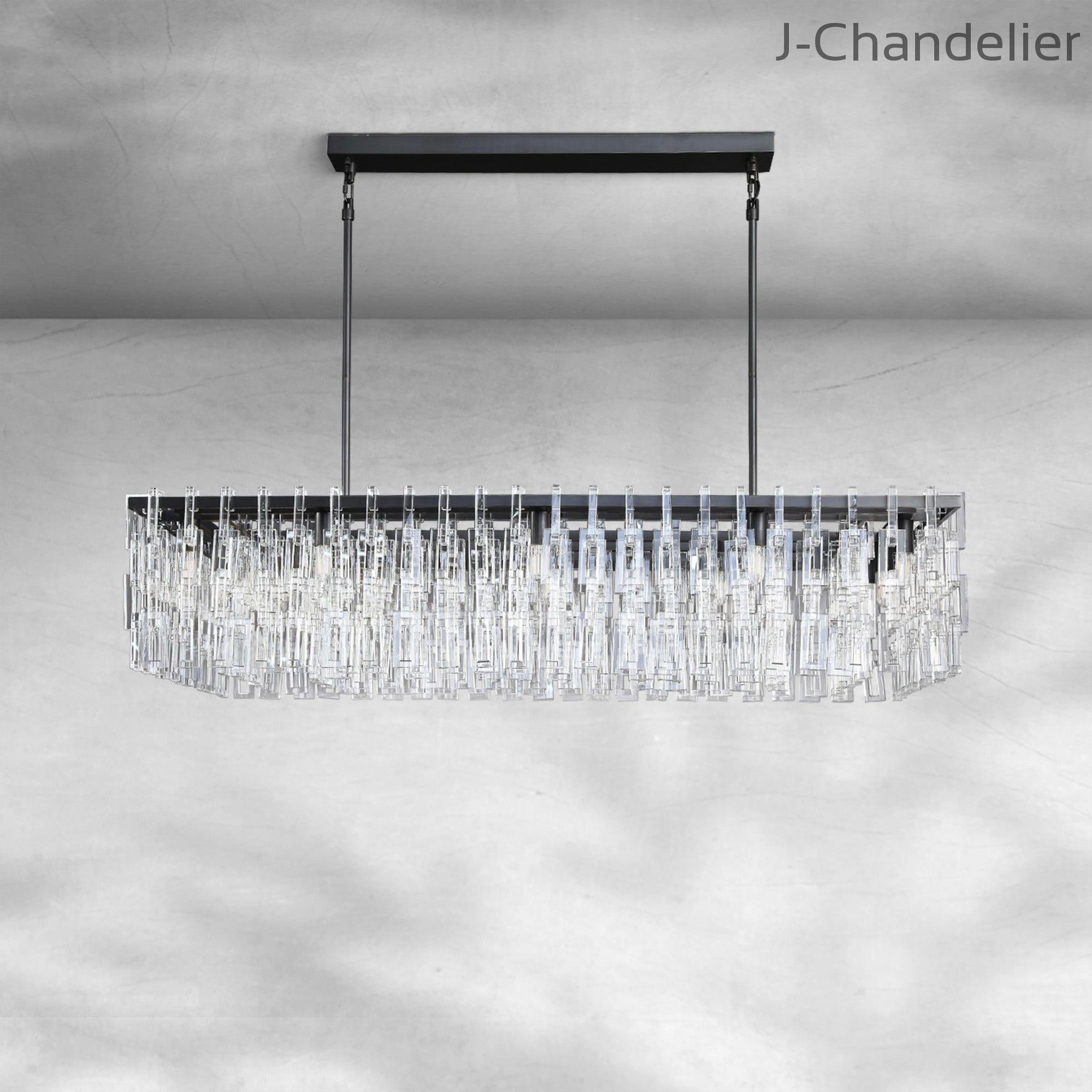 Marigan Modern Rectangular Chandelier 60"