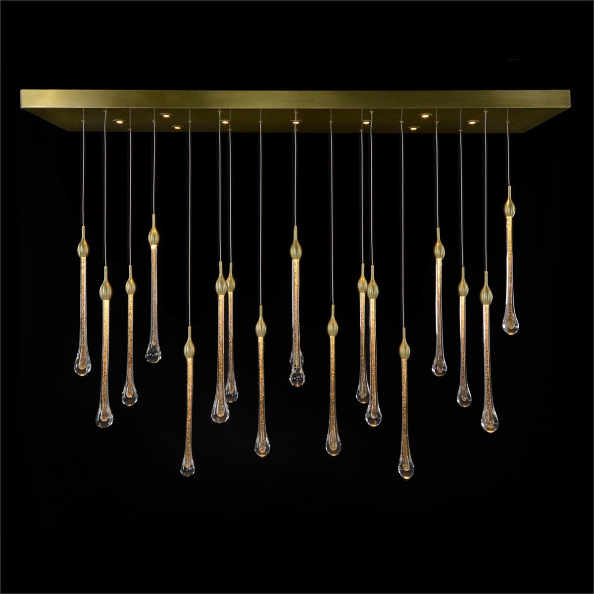 Luna: Thirty-Light Crystal Drop Chandelier - Merlin Lamps