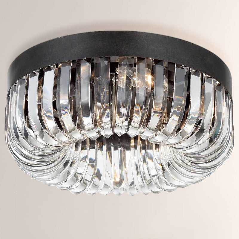 Alice 5 Light Round Flushmount 15"