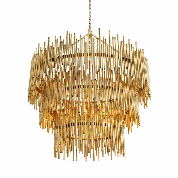 JC Hinkley 12 Lights  3- Tier Chandelier