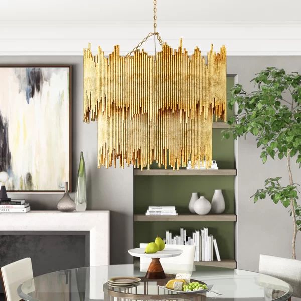 JC Hinkley 8 Lights  2-Tier Chandelier