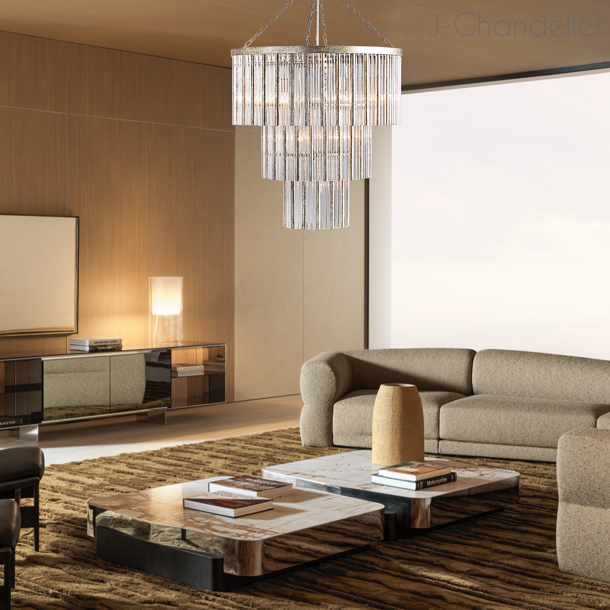 Andalucia 3-Tier Chandelier