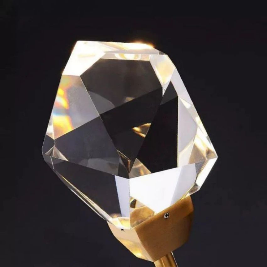JC Nicole Faceted Oval Chandelier For Living Room