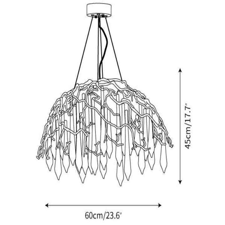 JC Aqua Dome Chandelier