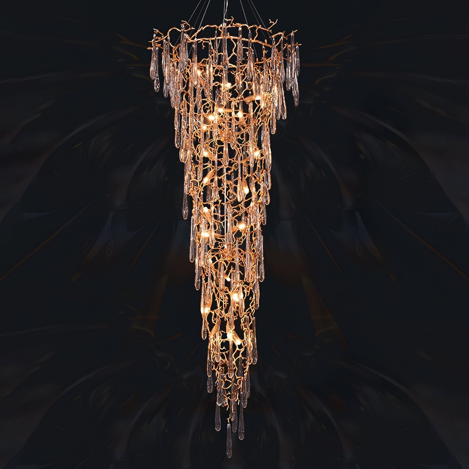 JC Aqua Parable Chandeliers