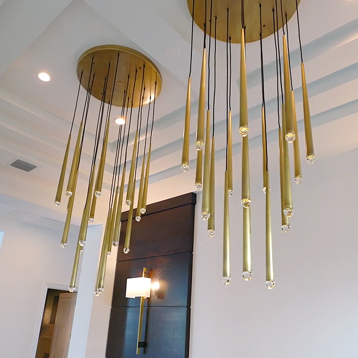 Aquitain Modern Round Chandelier 24"