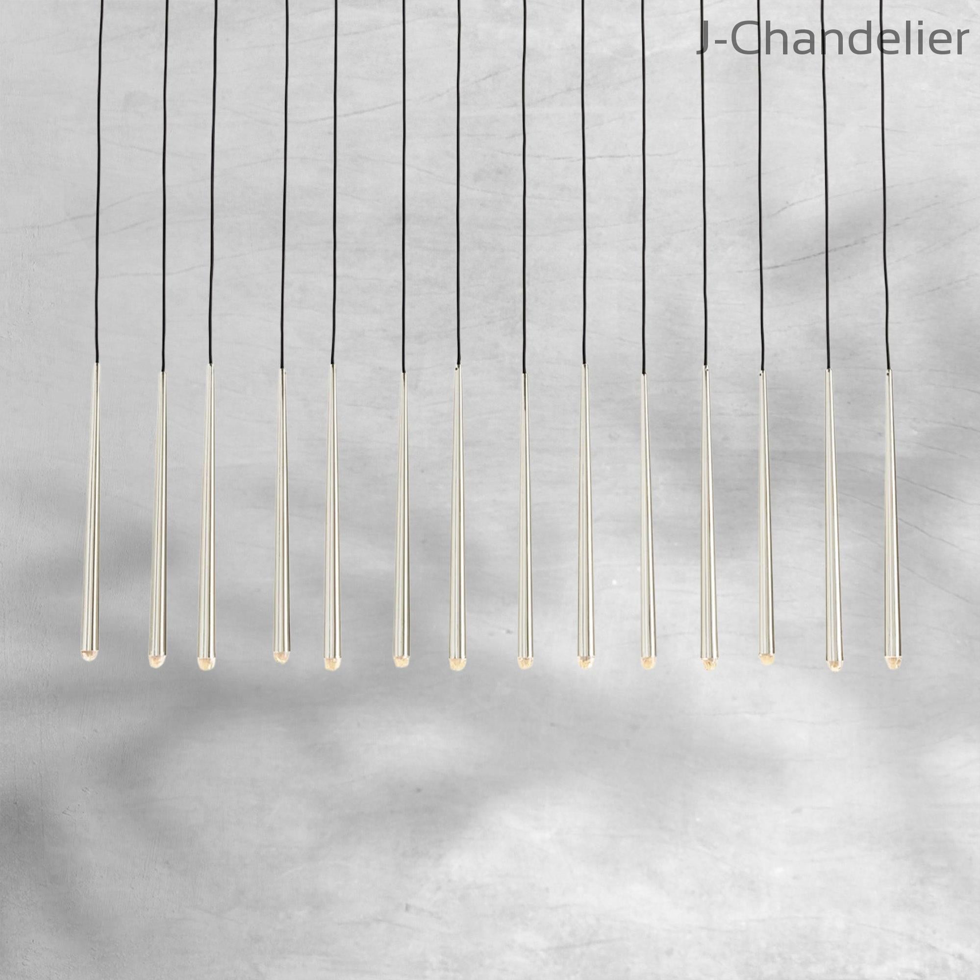 Aquitain Modern Linear Chandelier 60", 72"