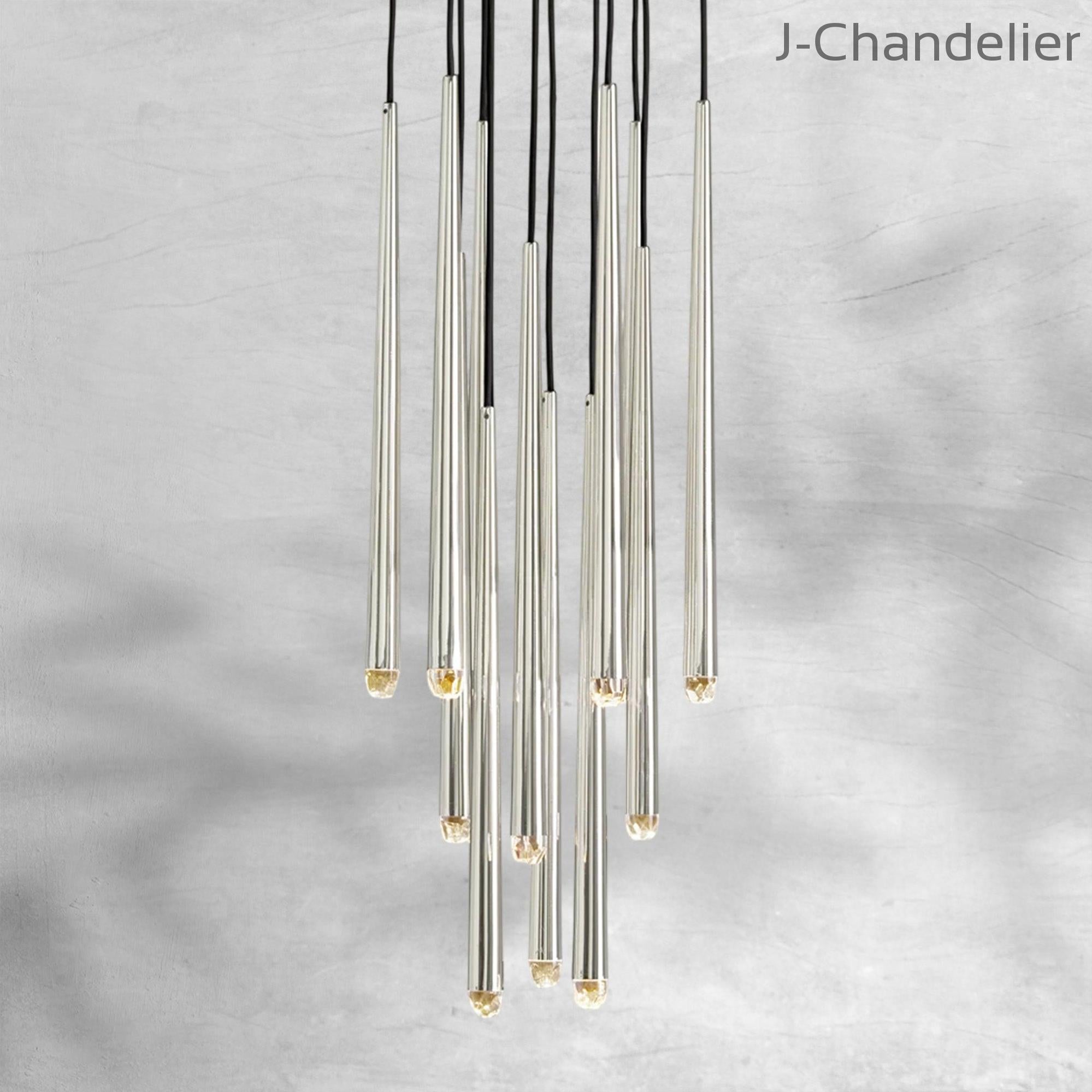 Aquitain Modern Round Chandelier 18"