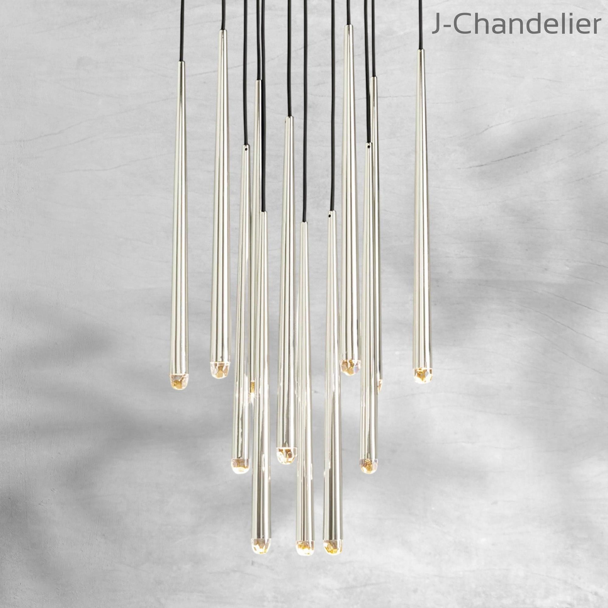 Aquitain Modern Round Chandelier 24"