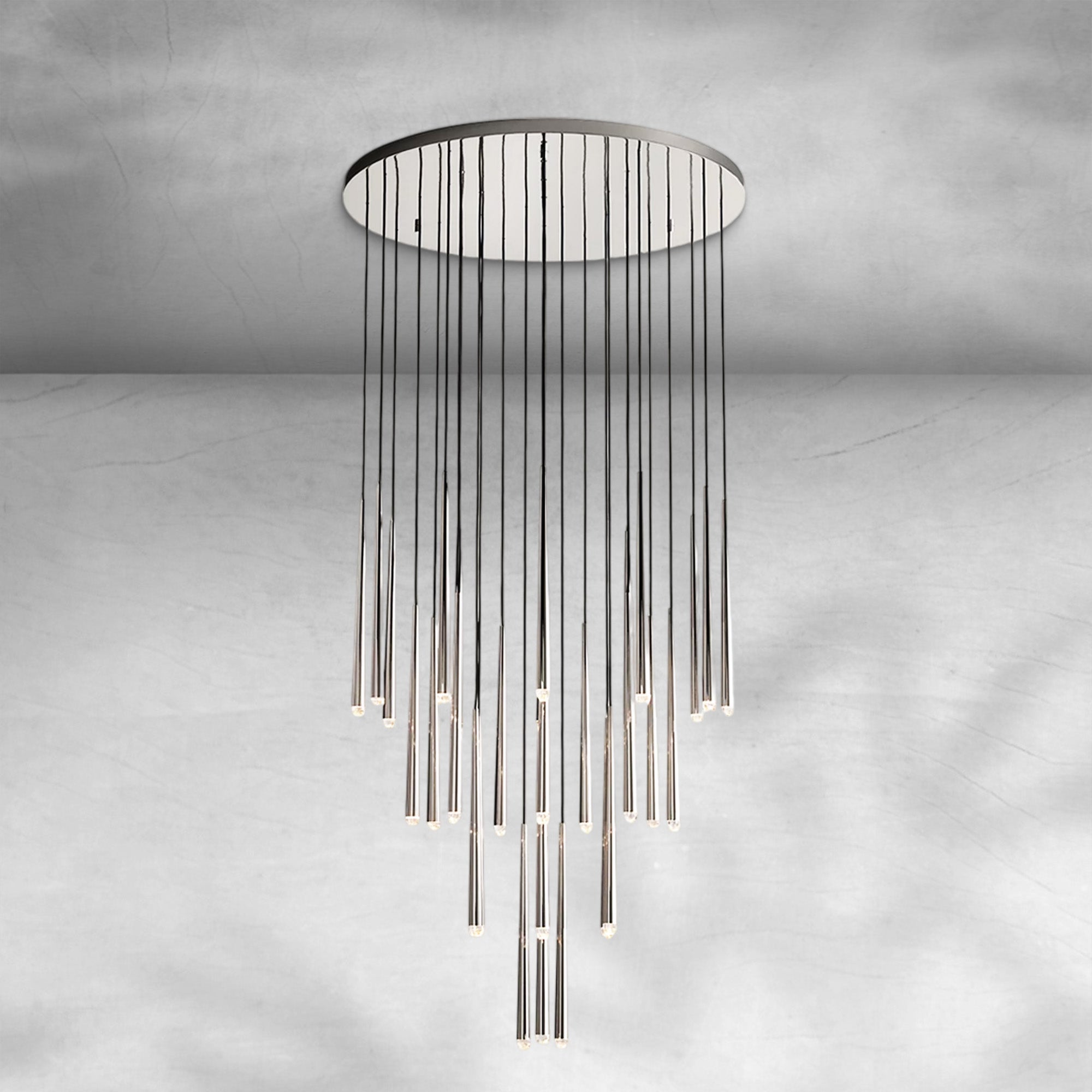 Aquitain Modern Round Chandelier 48"