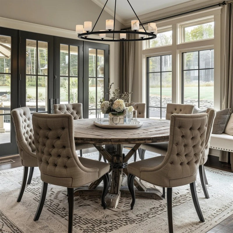 Agron 10-Light Alabaster Chandelier with Brass & Black Finish