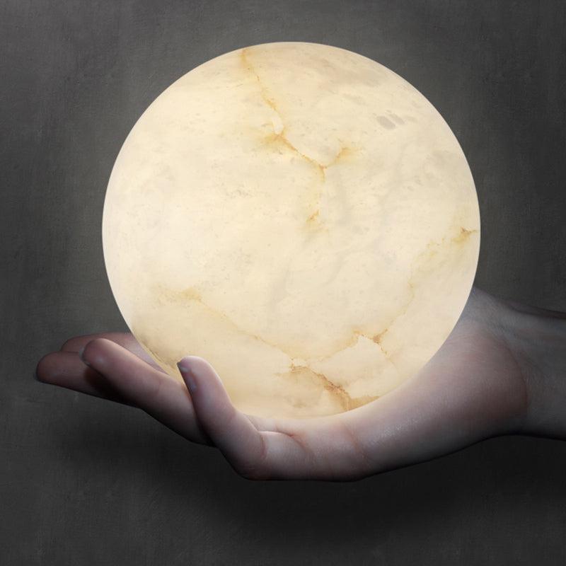 Alabaster Art Island Pendant