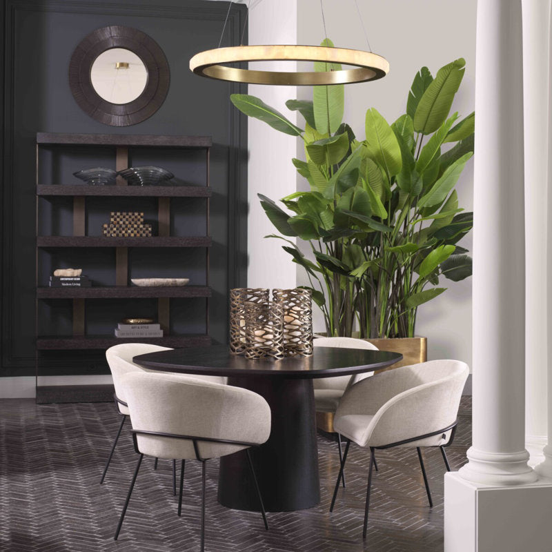 Eichholtz Cabildo LED Round / Oval Chandelier - Modern Luxury Lighting Fixture