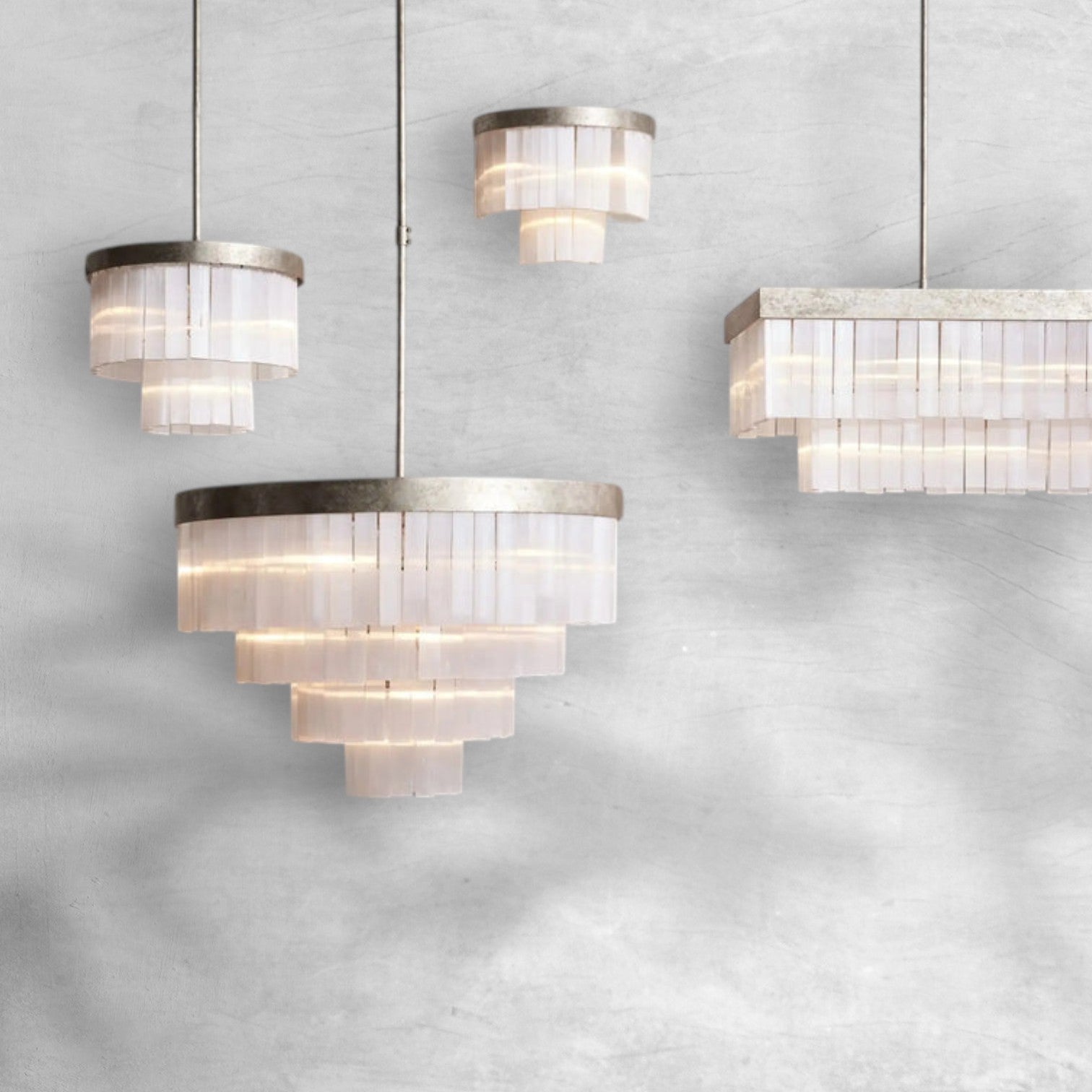 Cameron Rectangular Chandelier 49''59''