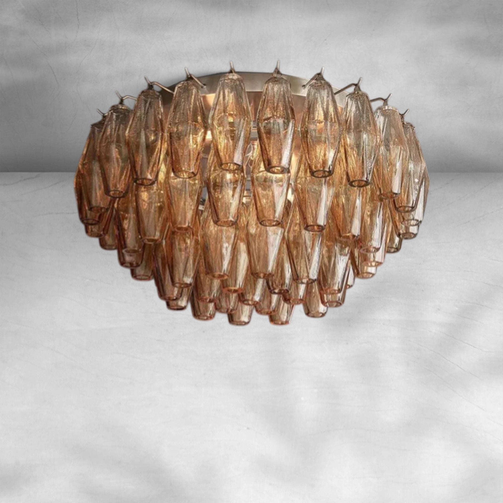 Chiaravalle Glass Flushmount 17"24"