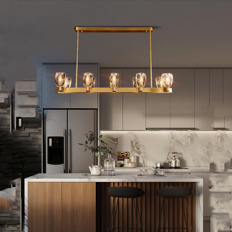 Canson Linear Modern 8 lights Dining Room Chandelier