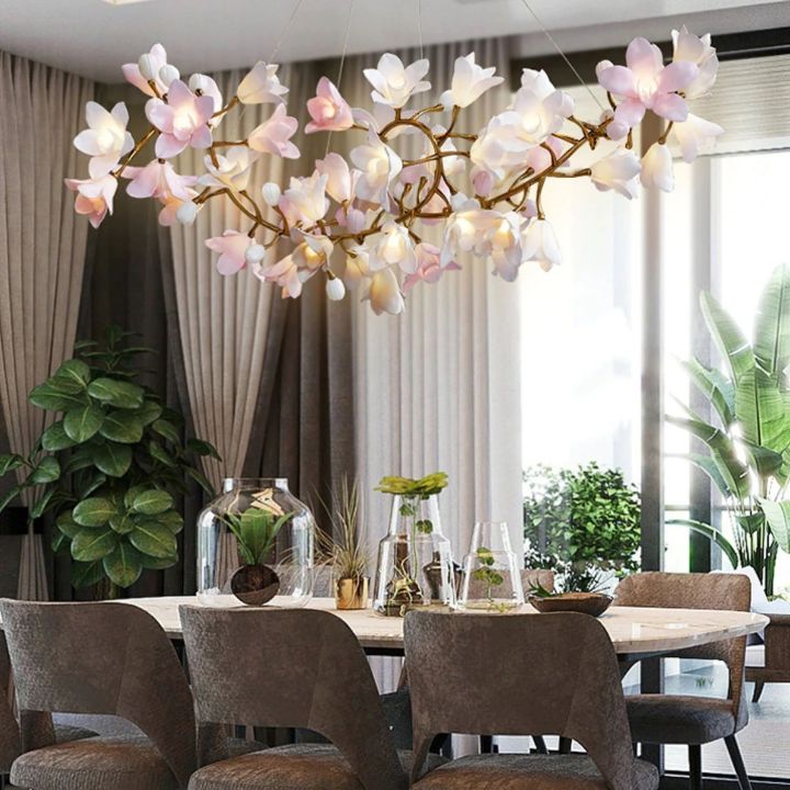 Flower Circular Blossom Chandelier