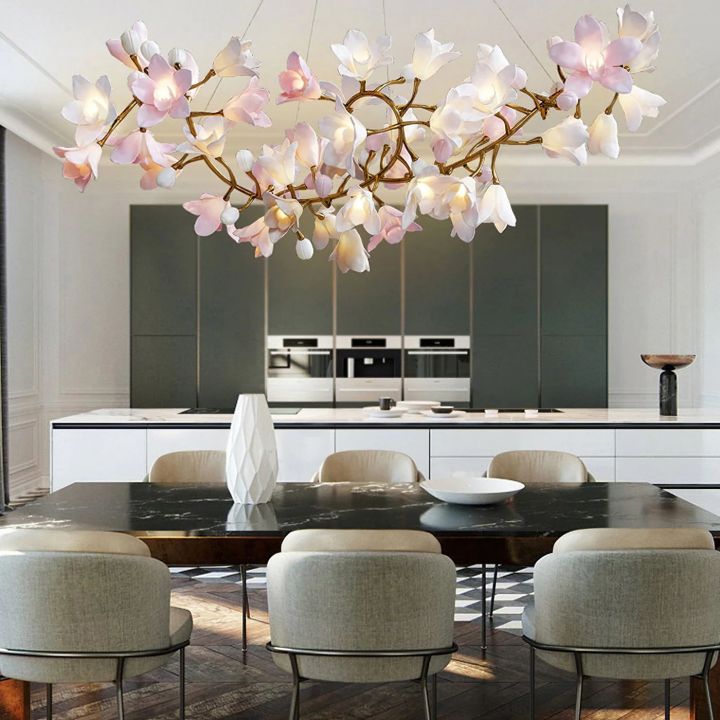 Flower Circular Blossom Chandelier