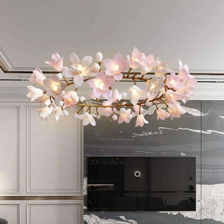 Flower Circular Blossom Chandelier