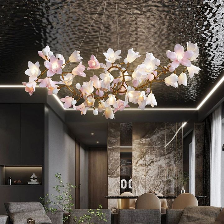 Flower Circular Blossom Chandelier