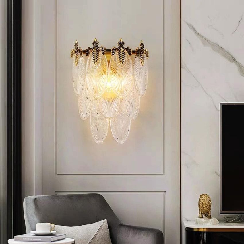 JC Nimbus Classic Retro Art Crystal Wall Lamps