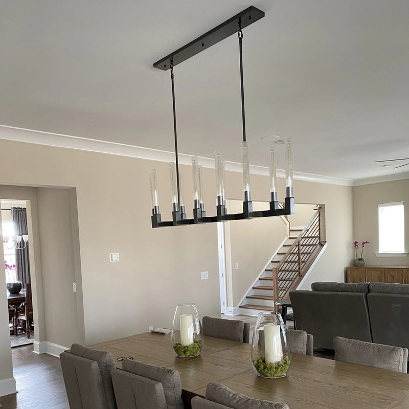 JC Prismatic Candlestick Series Glass Chandelier