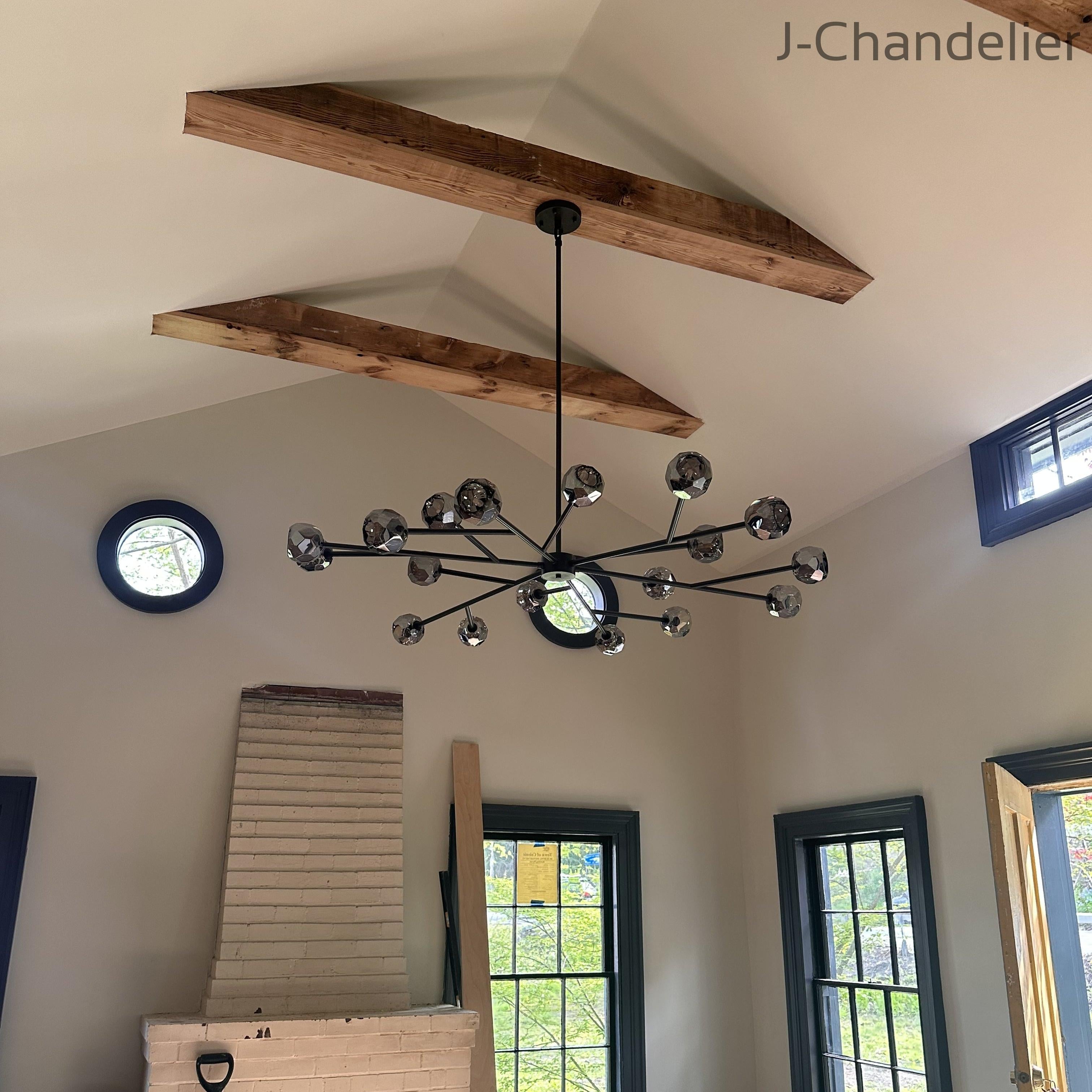 Bille De Crystal Round Chandelier 60"