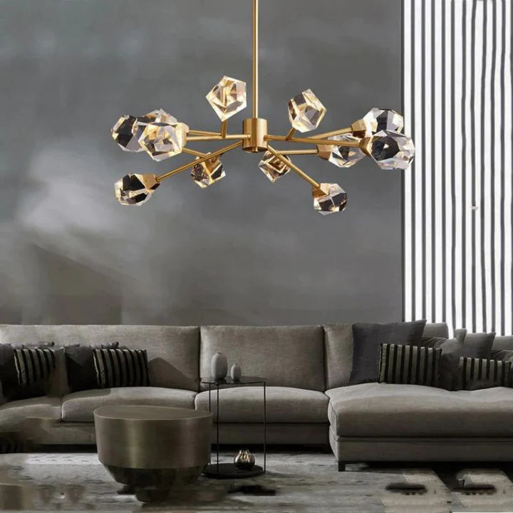 Prism Crystal Modern Chandelier