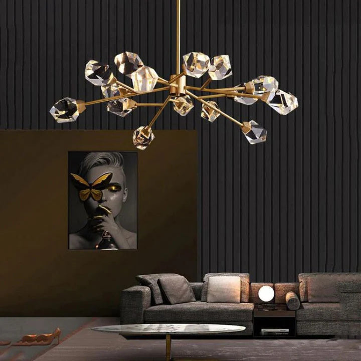 Prism Crystal Modern Chandelier