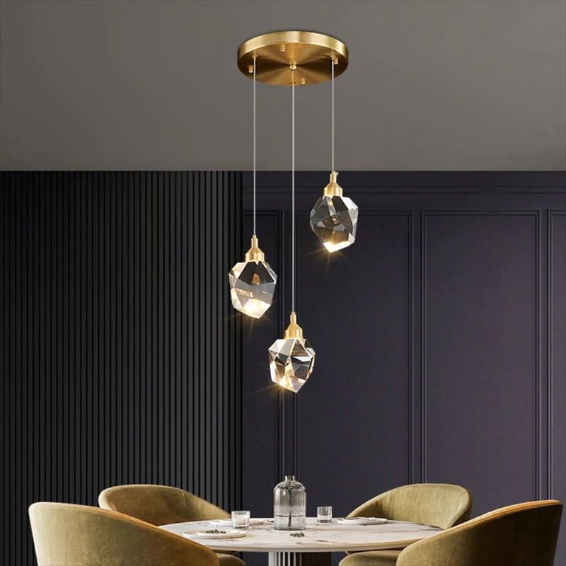 JC Nicole Crystal Multi-Lights Pendant