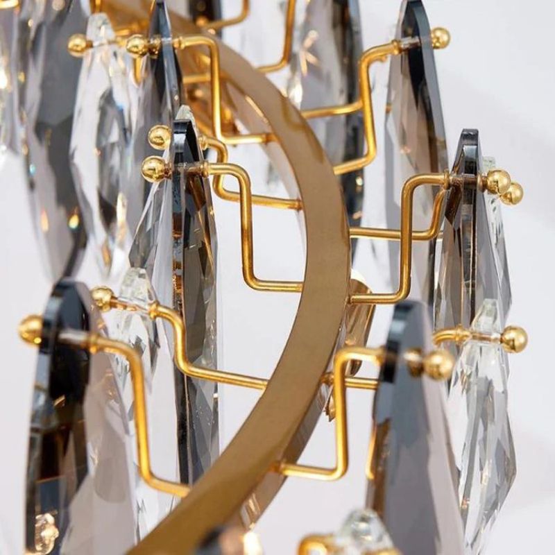 JC Luxirious Crystal Ring Chandelier 39"
