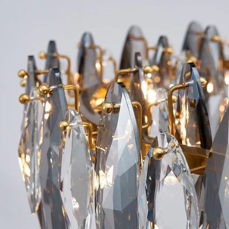 JC Luxirious Crystal Ring Chandelier 39"