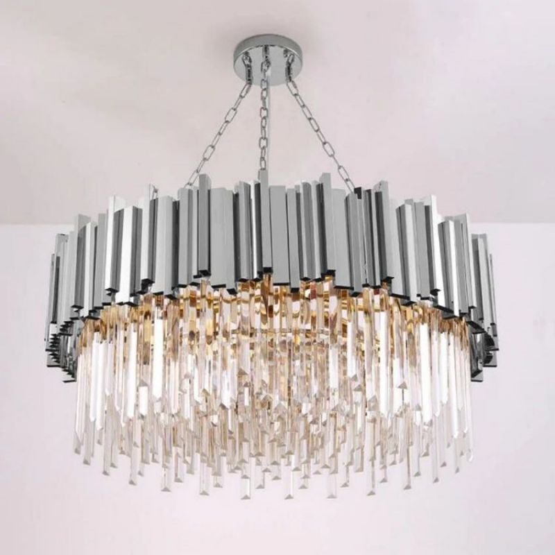 Natasha Charles Crystal Round Chandelier