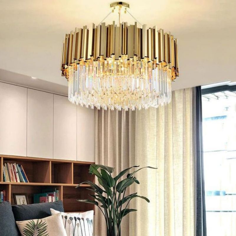 Natasha Charles Crystal Round Chandelier