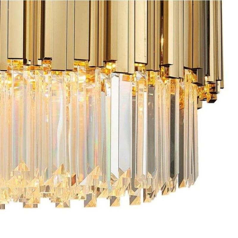Natasha Charles Crystal Round Chandelier