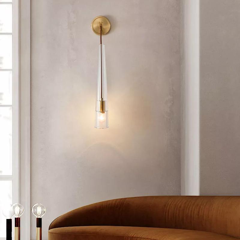 JC Abner Crystal Small Wall Sconce