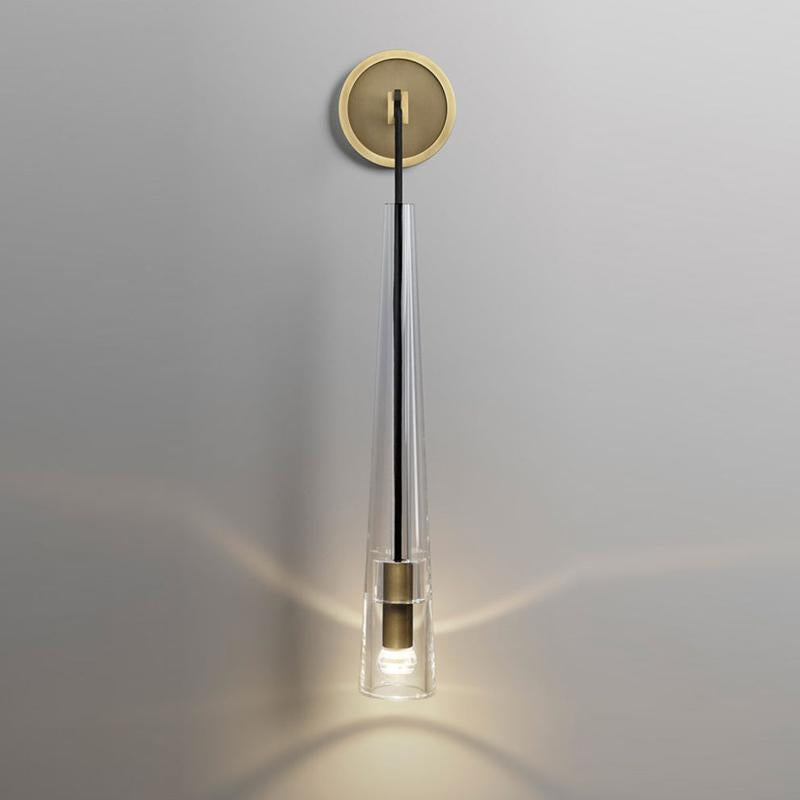 JC Abner Crystal Small Wall Sconce
