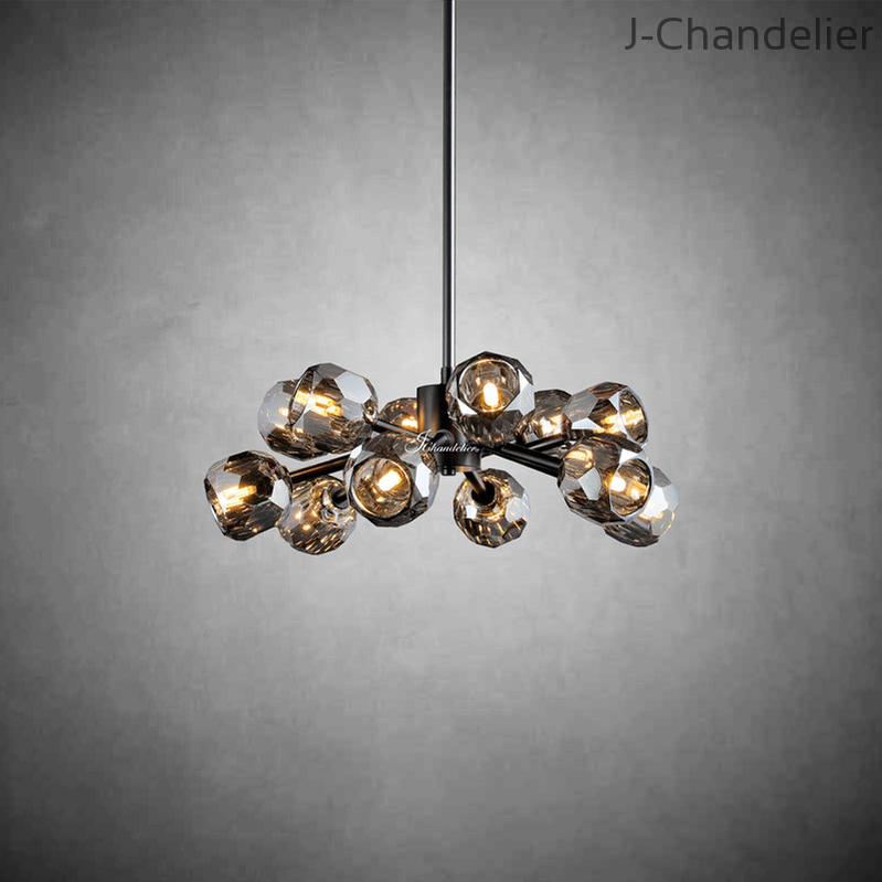 Bille De Crystal Round Chandelier 24"