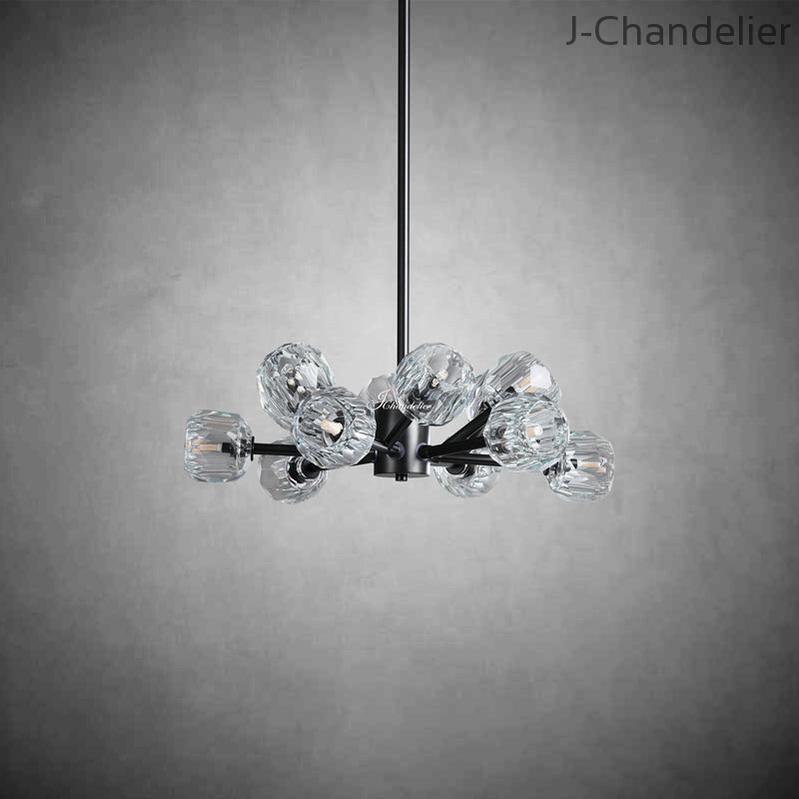 Bille De Crystal Round Chandelier 24"
