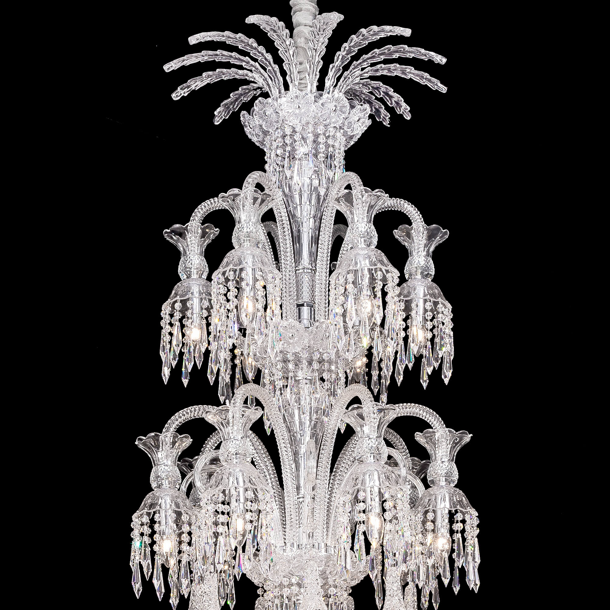 73 lights baccarat bell crystsal chandelier
