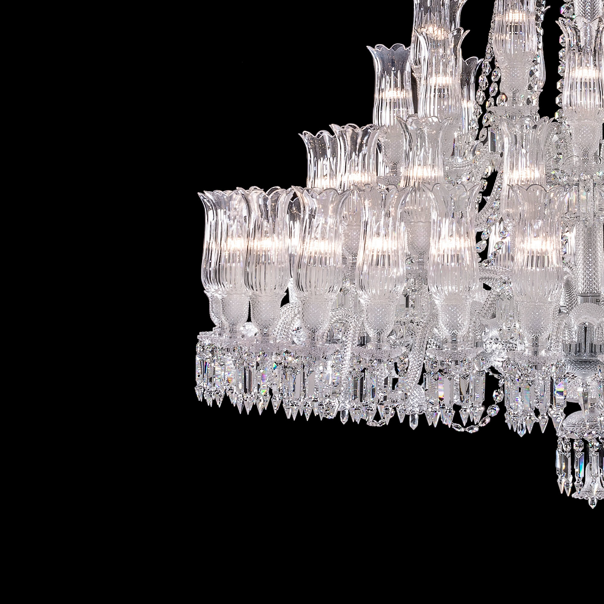 Bakala Large Entrance Crystal Chandelier