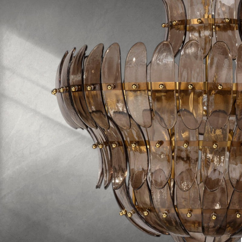 Arcade 10-Light Blown Glass Chandelier