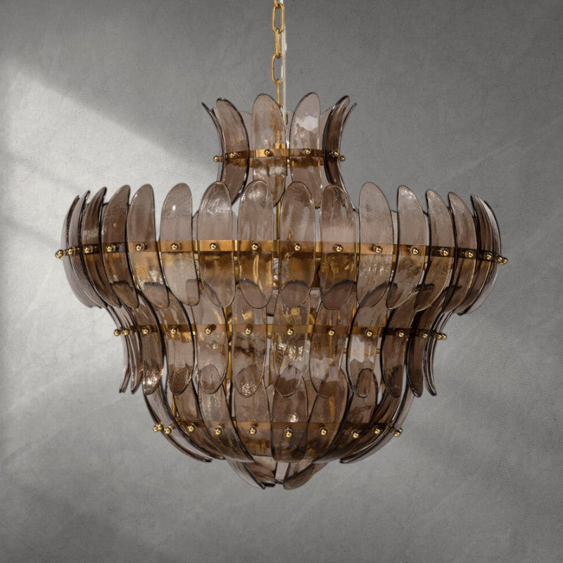 Arcade 10-Light Blown Glass Chandelier