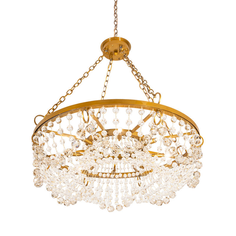 Crystal Bead Chandelier