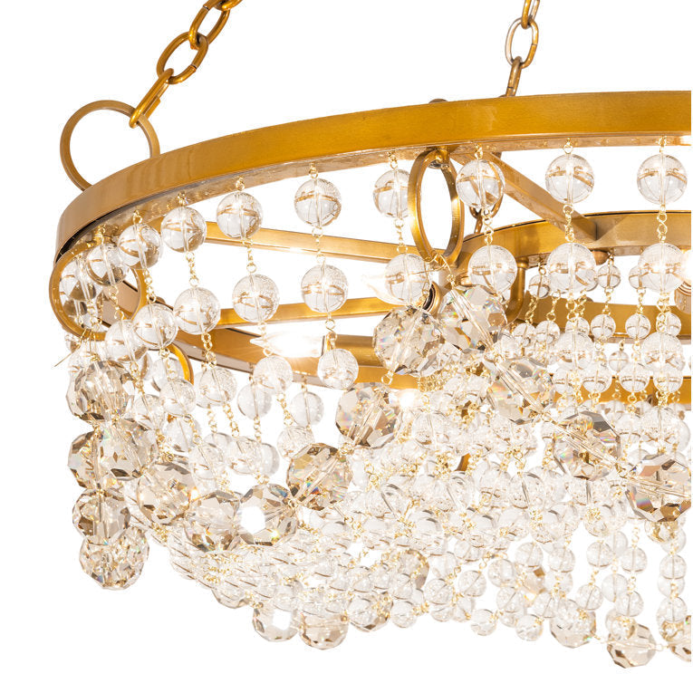 Crystal Bead Chandelier