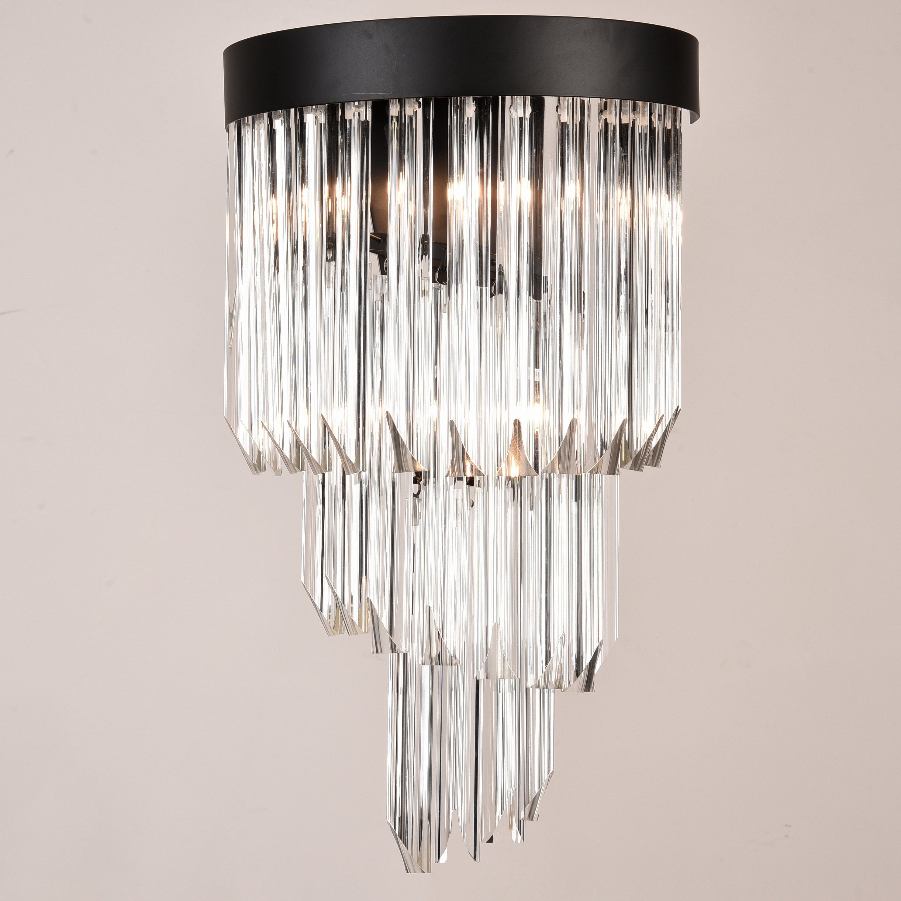 JC Rhea Palms Crystal Sconce