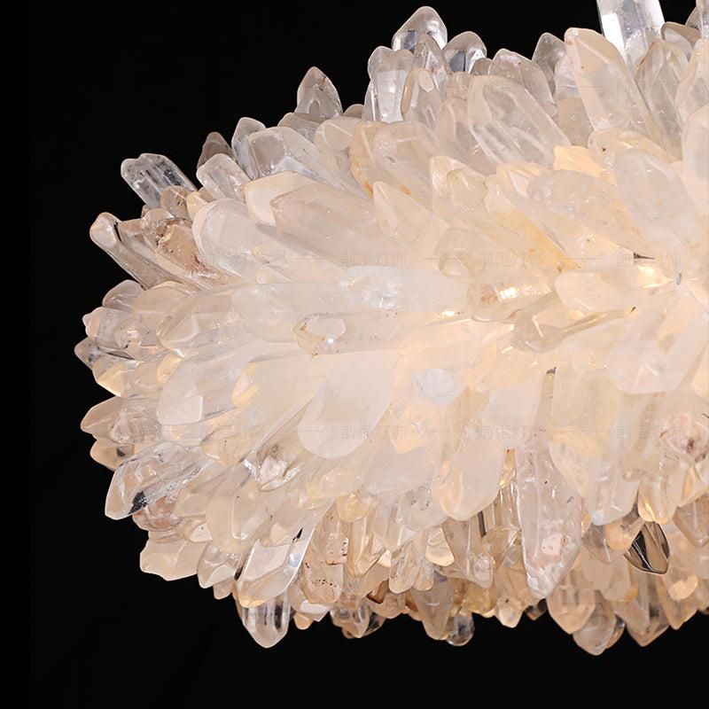 Rosalie Crystal Halo Modern Chandelier