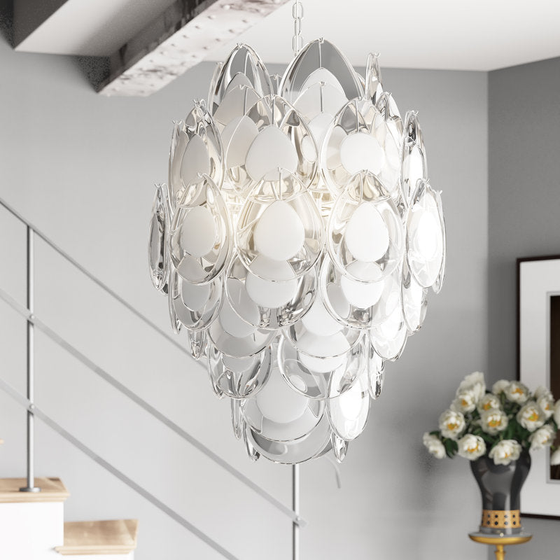 Regina Andrew Diva Chandelier: Modern Glamour, Gray Finish for Elegant Interiors